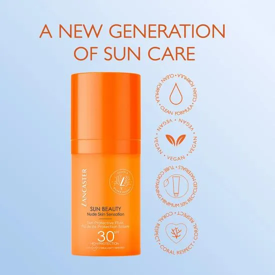 Lancaster Sun Beauty Nude Skin Sensation Protective Fluid SPF 30 30ml