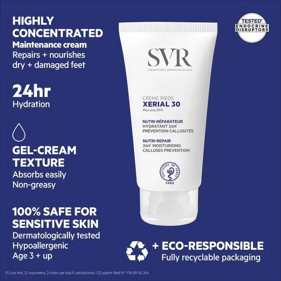SVR XERIAL 30 Foot Maintenance Cream 50ml