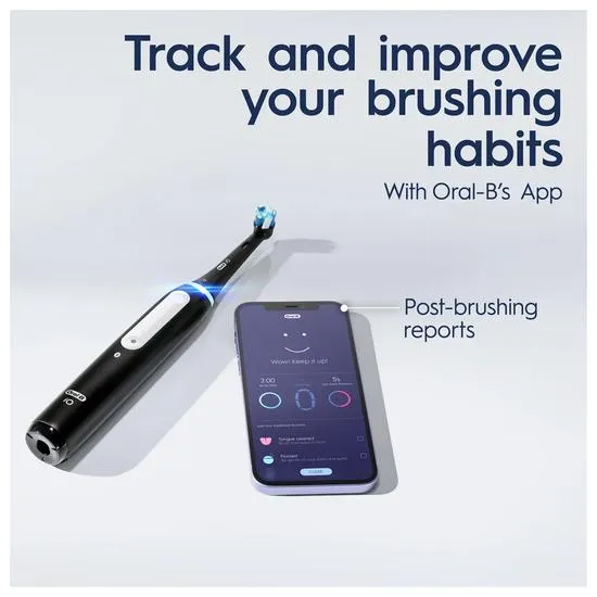 Oral B iO 4 Black Electric Toothbrush With Travel Case