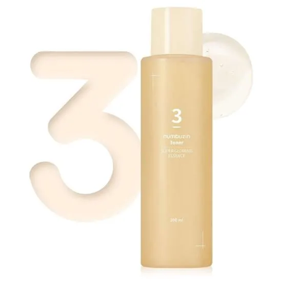 Numbuzin No. 3 Super Glowing Essence Toner 200ml