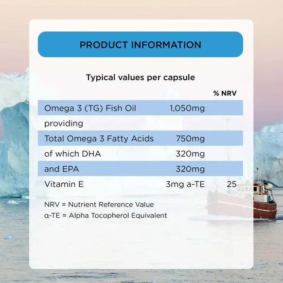 Healthspan Opti-Omega 3 Capsules x 60