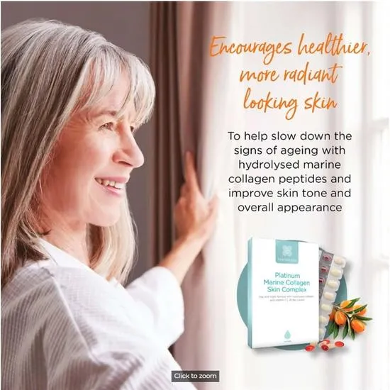 Healthspan Platinum Marine Collagen Skin Complex 28 Capsules & x 28 Tablets