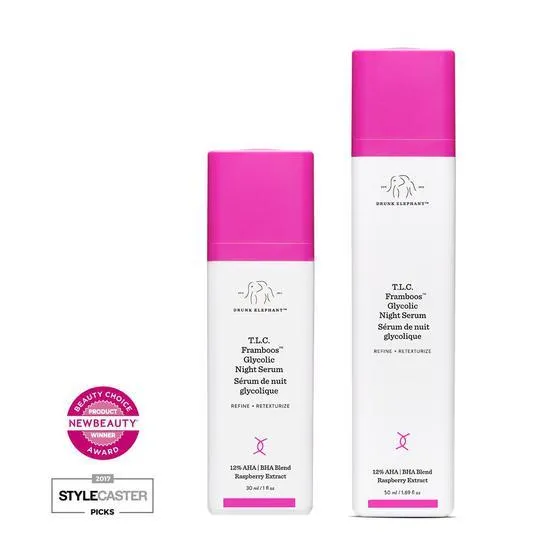 Drunk Elephant T.L.C. Framboos Glycolic Night Serum 30ml