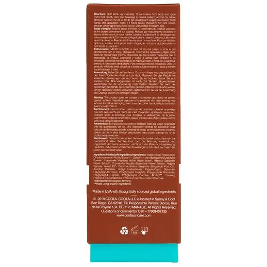 Coola Sunless Tan Dry Oil Mist 100ml