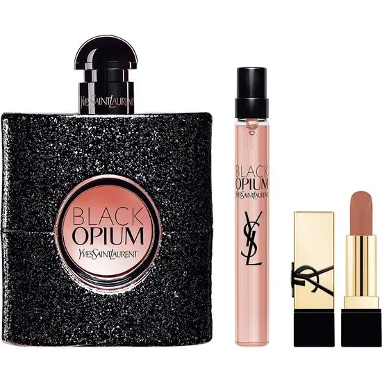 Yves Saint Laurent Black Opium Eau De Parfum Gift Set 30ml Eau De Parfum + 10ml Eau De Parfum