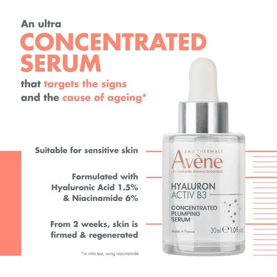 Avène Hyaluron Activ B3 Concentrated Plumping Serum