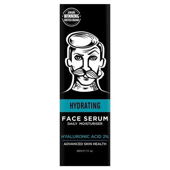 BARBER PRO Hydrating Hyaluronic Acid 2% Face Serum 30ml