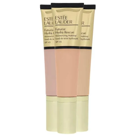 Estée Lauder Futurist Hydra Rescue Moisturising Makeup SPF 45 7n2 Rich Amber
