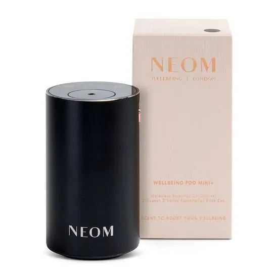 Neom Organics Wellbeing Pod Mini+ Waterless Essential Oil Diffuser Black