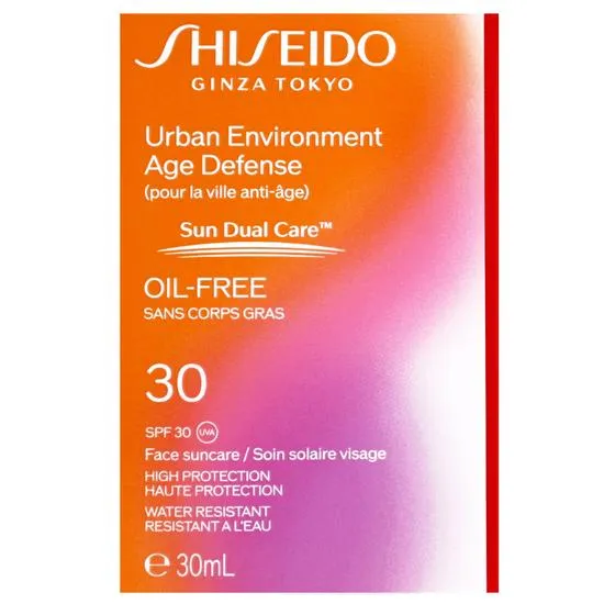 Shiseido Urban Environment Age Defence Oil-Free SPF 30 30ml