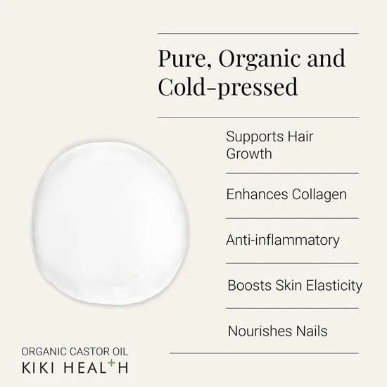 KIKI Health Organic Castor Oil 250ml