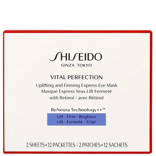 Shiseido Vital Perfection Uplifting & Firming Express Eye Mask x 12 Sheets
