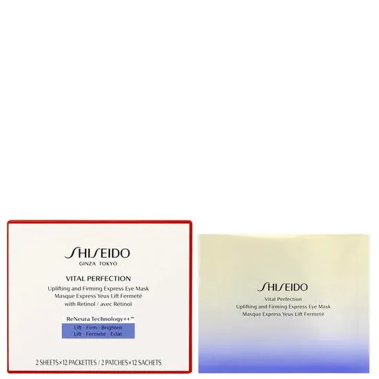 Shiseido Vital Perfection Uplifting & Firming Express Eye Mask x 12 Sheets