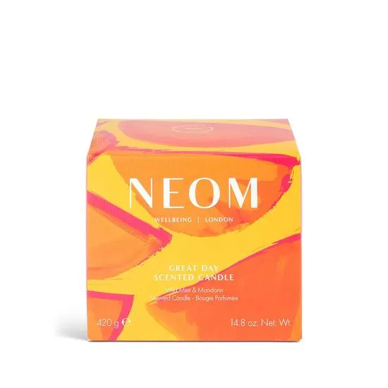 Neom Organics Great Day 3 Wick Candle Wild Mint & Mandarin 420g