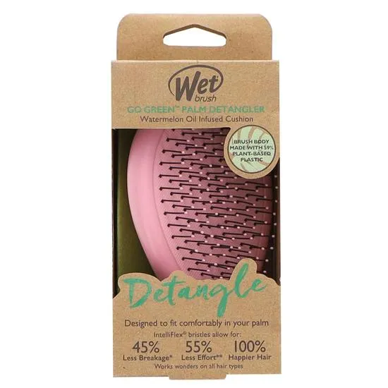 Wet Brush Go Green Watermelon Oil Infused Cushion Palm Detangler