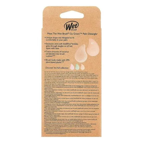 Wet Brush Go Green Coconut Oil Blended Cushion Palm Detangler