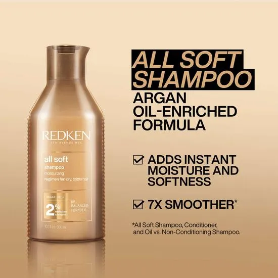 Redken All Soft Shampoo 300ml