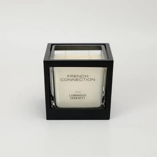 French Connection Wooden Collection Luminous Serenity Candle 200g