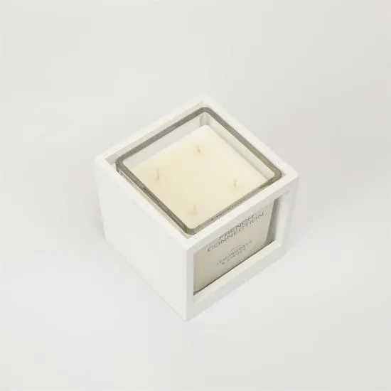 French Connection Wooden Collection Lemongrass & Ginger Candle 200g