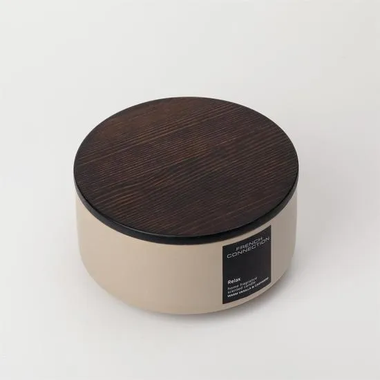 French Connection Stone Collection Warm Vanilla & Cashmere Candle 224G