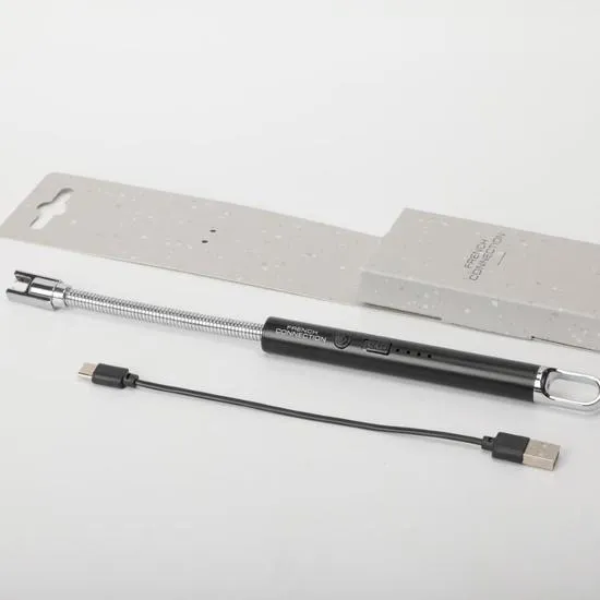 French Connection Rechargable Electric Candle Lighter Black