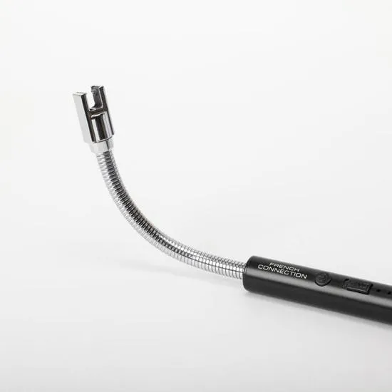 French Connection Rechargable Electric Candle Lighter Black