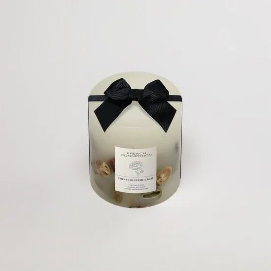 French Connection Botanical Infused Cherry Blossom & Rose Candle 660g
