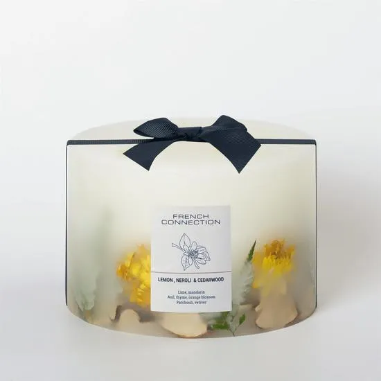 French Connection Botanical Collection Lemon Neroli & Cedarwood Candle 660g