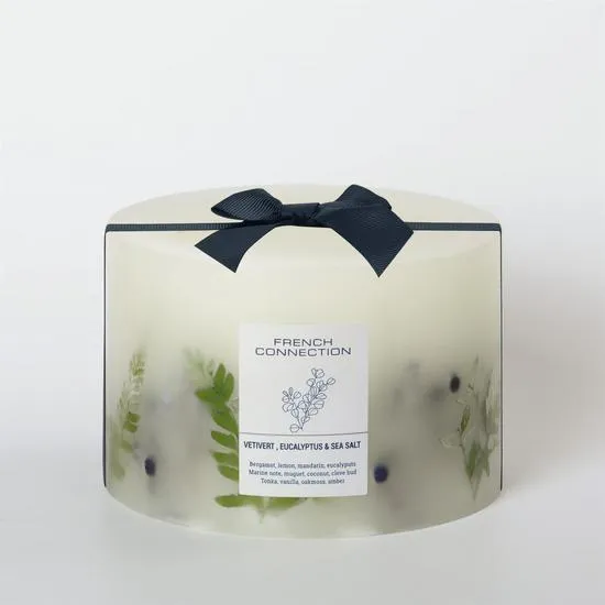 French Connection Botanical Collection Vetivert Eucalyptus & Sea Salt Candle 1500G