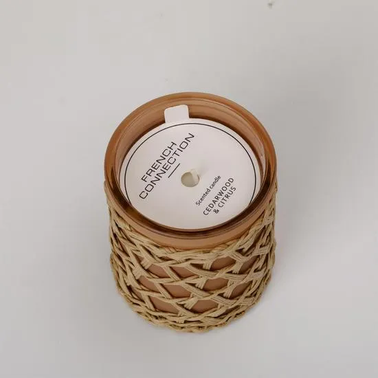 French Connection Bamboo Collection Cedarwood & Citrus Candle 200g