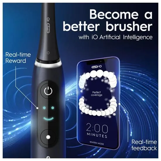 Oral B iO 8 Black Electric Toothbrush Limited Edition