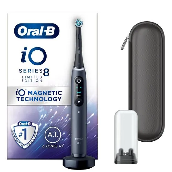 Oral B iO 8 Black Electric Toothbrush Limited Edition