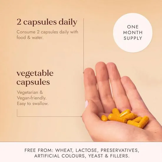 Fushi Turmeric C3 & Bioperine Extract 60 Capsules