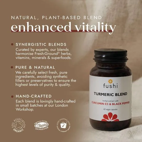 Fushi Turmeric C3 & Bioperine Extract 60 Capsules