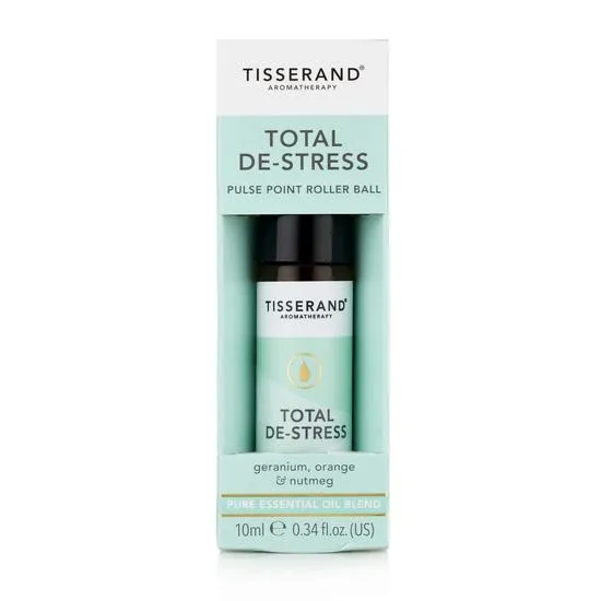 Tisserand Aromatherapy Total De-Stress Pulse Point Roller Ball 10ml