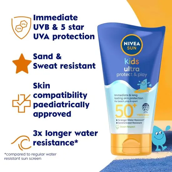 Nivea Sun Kids Protect & Care Ultra Protect & Play SPF 50+ Lotion 150ml