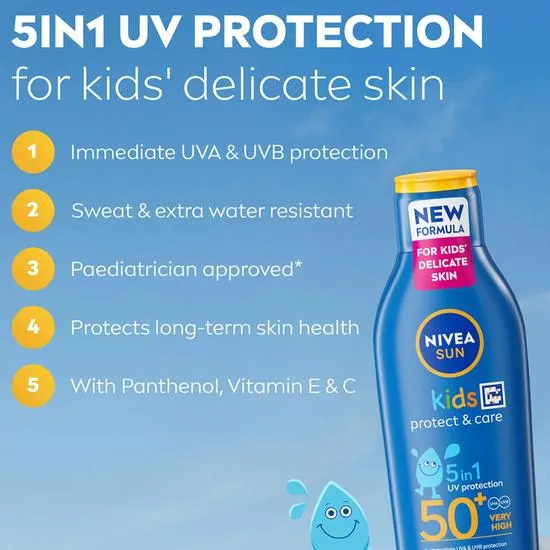 Nivea Sun Kids Protect & Care SPF 50+ Lotion 200ml