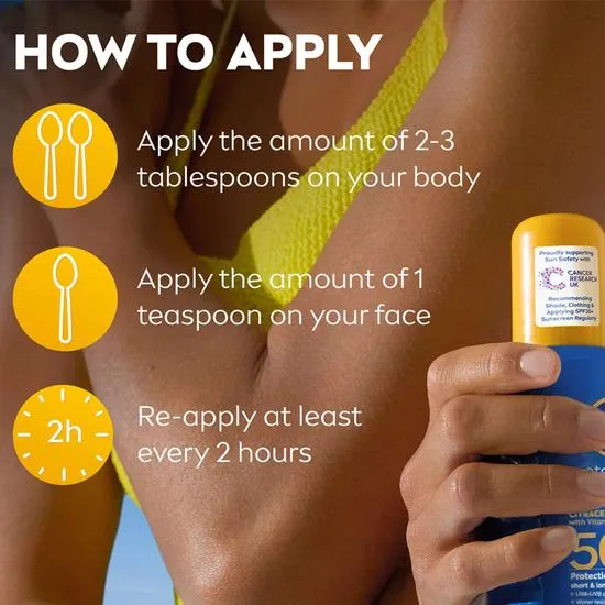 Nivea Protect & Moisture SPF 50+ Spray 200ml