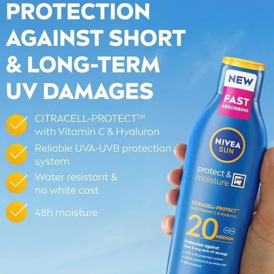 Nivea Protect & Moisture SPF 15 Lotion 200ml