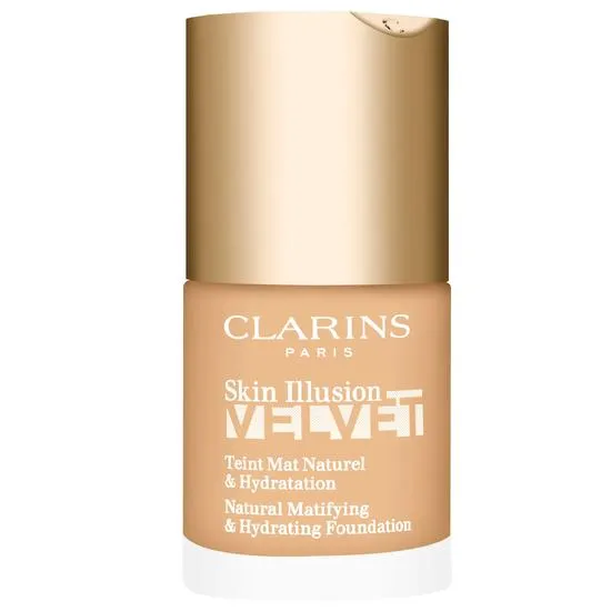 Clarins Skin Illusion Velvet Foundation 107C Medium Cool Beige