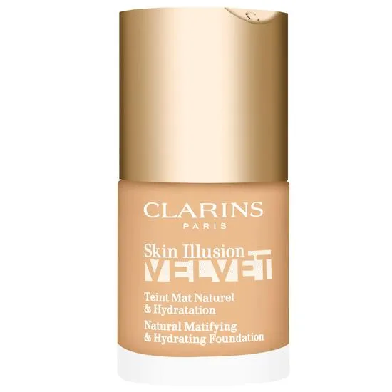 Clarins Skin Illusion Velvet Foundation 107C Medium Cool Beige
