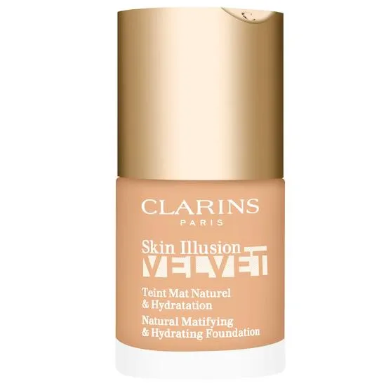 Clarins Skin Illusion Velvet Foundation 107C Medium Cool Beige