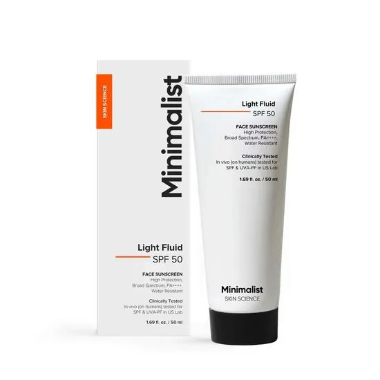 Minimalist Light Fluid SPF 50 Face Sunscreen 50ml