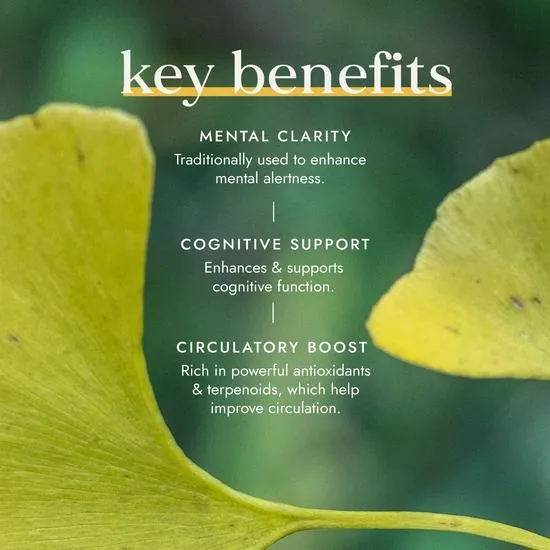 Fushi Organic Ginkgo Biloba 60 Capsules