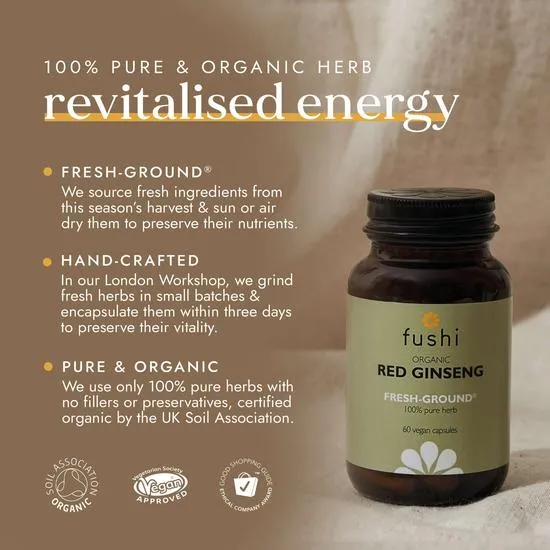 Fushi Organic Red Ginseng 60 Capsules