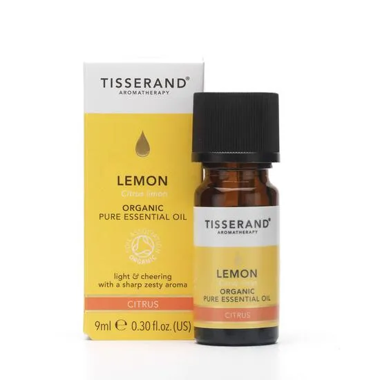 Tisserand Aromatherapy Pure Essential Oils Lemon Organic Essential Oil 9ml