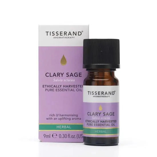 Tisserand Aromatherapy Pure Essential Oils Clary Sage Organic Essential Oil 9ml