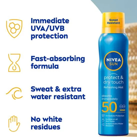 Nivea Protect & Dry Touch SPF 50 Refreshing Mist 200ml