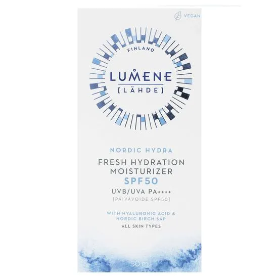 Lumene Nordic Hydra LAHDE Fresh Hydration Moisturiser SPF 50 50ml