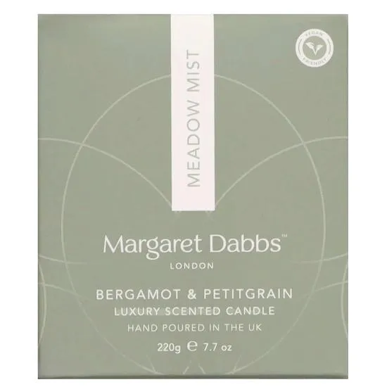 Margaret Dabbs Meadow Mist Bergamot & Petitgrain Candle 220g